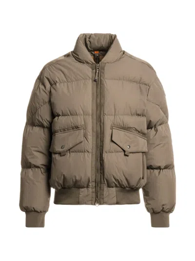 Parajumpers Collynie Down-feather Bomber Jacket In 브라운