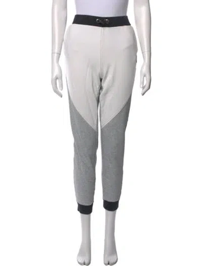 Pre-owned Parajumpers Colorblock Pattern Straight Leg Pants In Grey