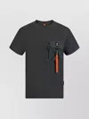 Parajumpers "rescue Polo With Nylon Inserts" In Black
