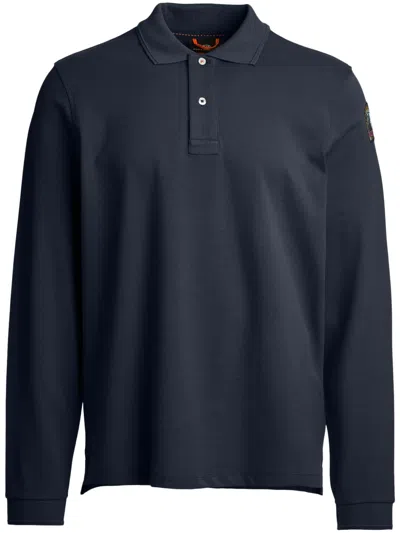 Parajumpers Cotton Polo Shirt In Blue