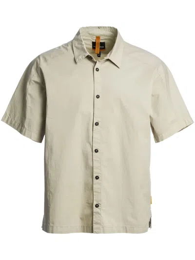 Parajumpers Cotton Shirt In Green