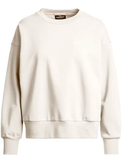 Parajumpers Cotton Sweatshirt In Ivory