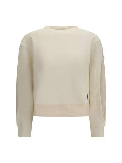 Parajumpers Cotton-blend Interlock Sweatshirt In Neutral