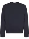 Parajumpers Crew Neck Black Sweater In Blue