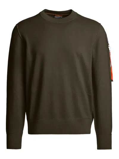 Parajumpers Crew-neck Sweater In Green