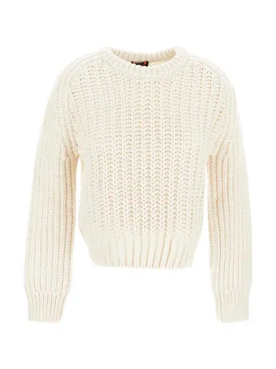 Parajumpers Crewneck Sweater In White