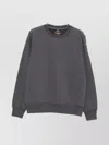 Parajumpers Crewneck Sweatshirt With Diagonal Back Structure In Gray