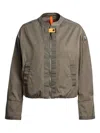 Parajumpers Cropped Zip-front Jacket In Gray