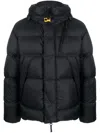 Parajumpers Logo-patch Padded Jacket In Black  