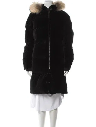 Pre-owned Parajumpers Down Coat In Black