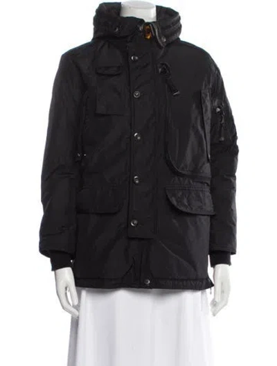 Pre-owned Parajumpers Down Coat In Black