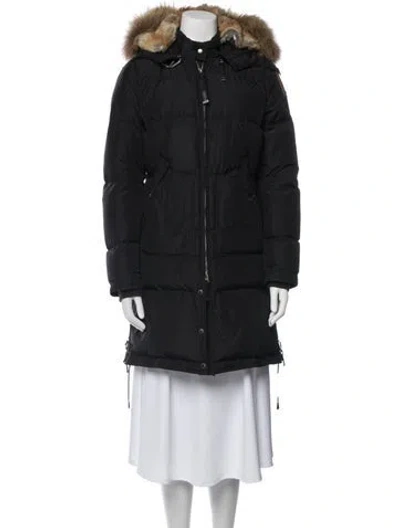 Pre-owned Parajumpers Down Coat In Black