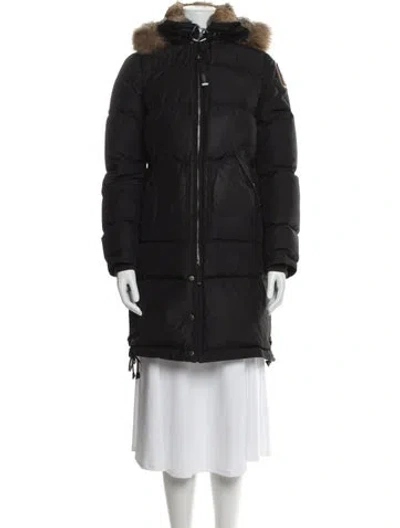 Pre-owned Parajumpers Down Coat In Black