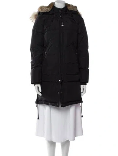 Pre-owned Parajumpers Down Coat In Black