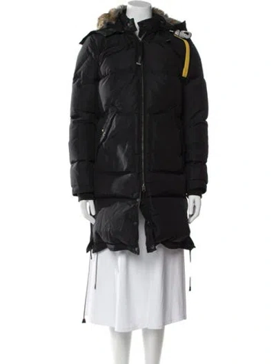 Pre-owned Parajumpers Down Coat In Black