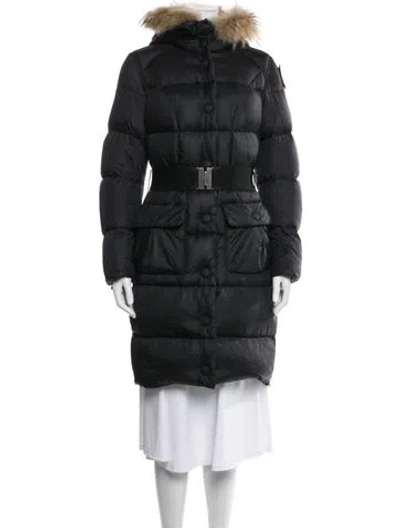 Pre-owned Parajumpers Down Coat In Black
