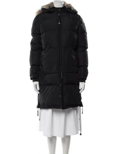 Pre-owned Parajumpers Down Coat In Black
