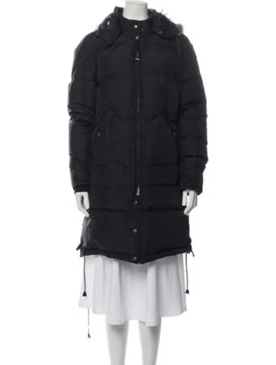 Pre-owned Parajumpers Down Coat In Black