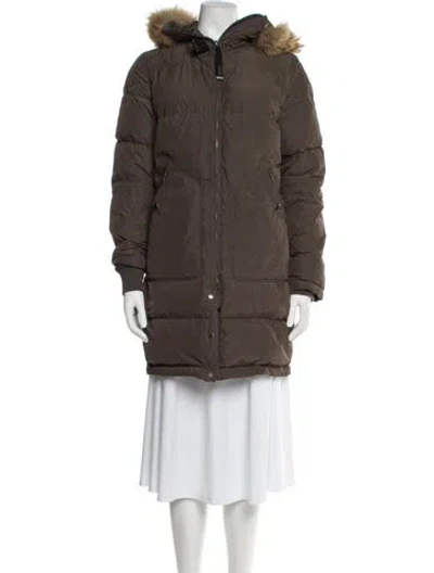 Pre-owned Parajumpers Down Coat In Brown