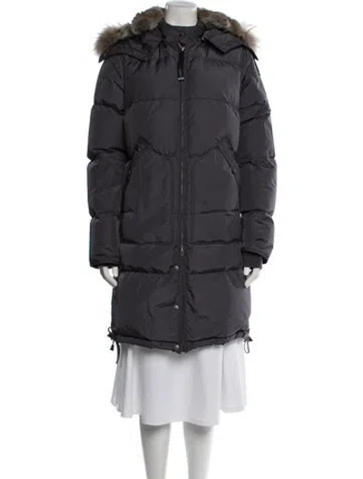 Pre-owned Parajumpers Down Coat In Gray