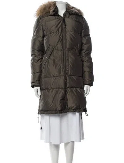 Pre-owned Parajumpers Down Coat In Grey
