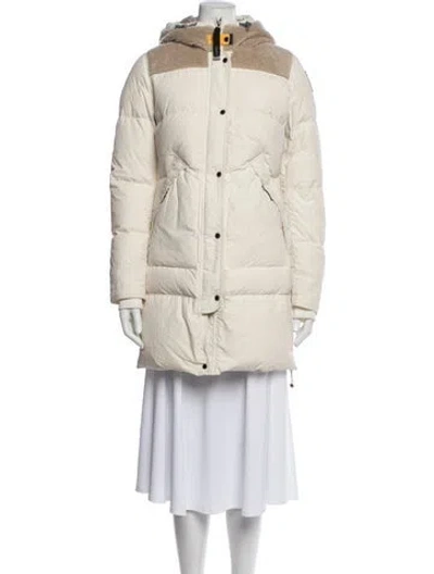 Pre-owned Parajumpers Down Coat In Neutrals
