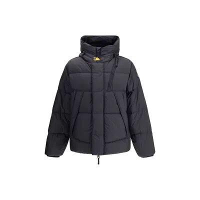 Parajumpers Down Hooded Down Jacket In Black
