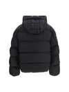 Parajumpers Black Goose Down Full-length Jacket In Multi