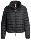 Parajumpers Emilia Down Jacket High Collar Style In Black