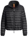 Parajumpers Emilia Down Jacket High Collar Style In Black