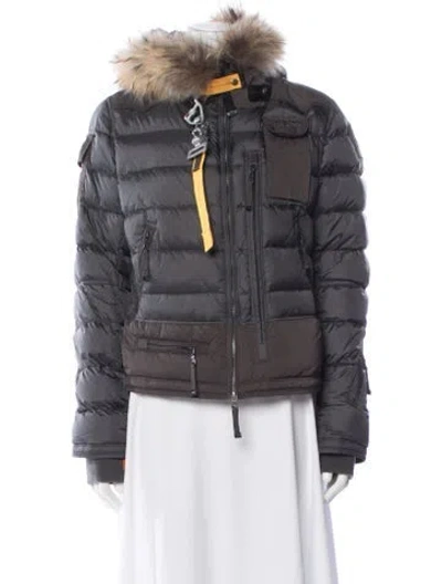 Pre-owned Parajumpers Down Jacket In Gray