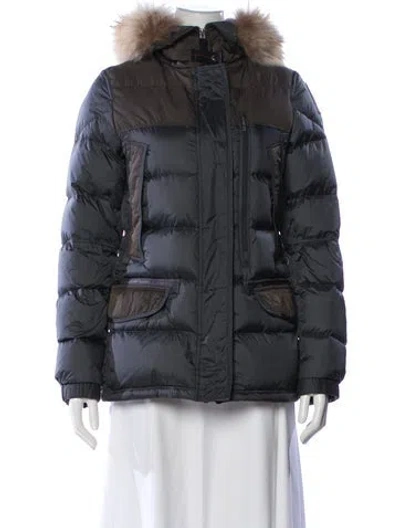 Pre-owned Parajumpers Down Jacket In Gray