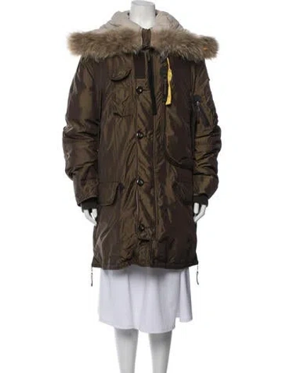 Pre-owned Parajumpers Down Jacket In Green