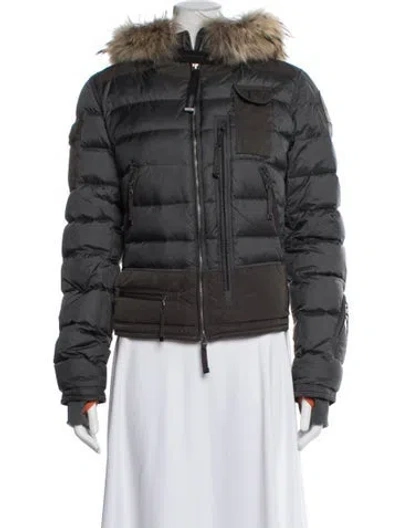 Pre-owned Parajumpers Down Jacket In Grey