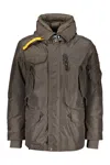 Parajumpers Right Hand Hooded Down Jacket In Brown