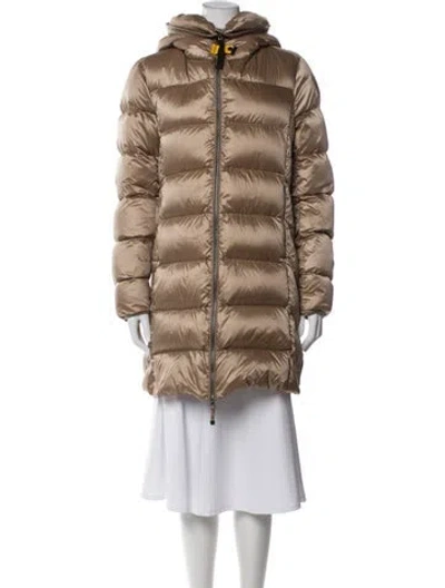 Pre-owned Parajumpers Down Jacket In Neutral