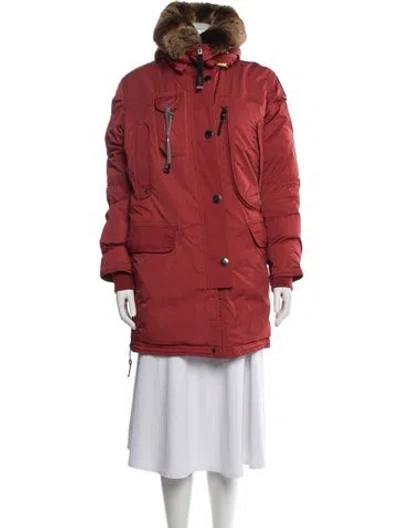 Pre-owned Parajumpers Down Jacket In Red