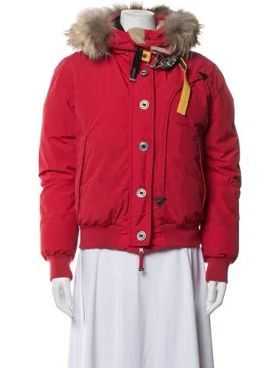 Pre-owned Parajumpers Down Jacket In Red