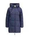 Parajumpers Janet Hooded Down Jacket In Blue