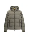 Parajumpers Hooded Quilted Jacket In Green