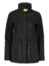 Parajumpers Lightweight Jacket With Collar And Pockets In Black
