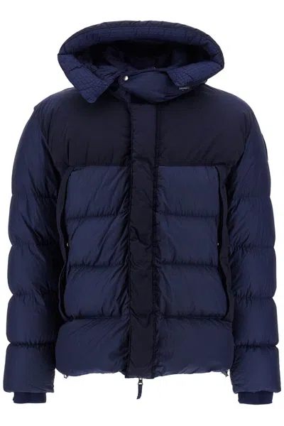 Parajumpers Duke Hooded Down Jacket In Blue