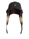 Parajumpers Ear-flap Cap In Black