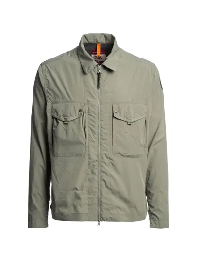 Parajumpers Elgin Chest Pocket Zip Jacket In Gray