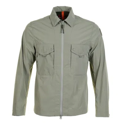 Parajumpers Elgin Overshirt Ashen Sage In Gray