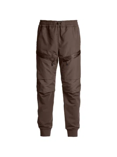 Parajumpers Elgon Zip-pocket Trousers In Brown