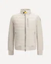 Parajumpers Logo-patch Padded Jacket In White