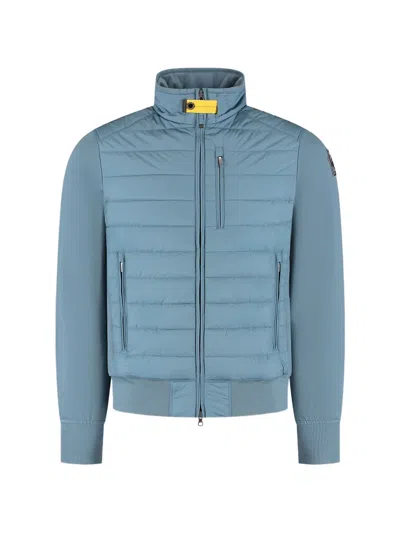 Parajumpers Elliot Quilted Zip Jacket In Blue
