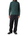 Parajumpers Ettore Turtle Neck Sweater Top In Green Gable In Multi