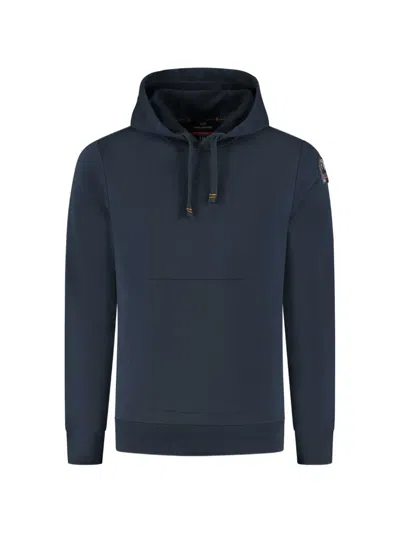 Parajumpers Everest Hooded Patch Hoodie In Blue
